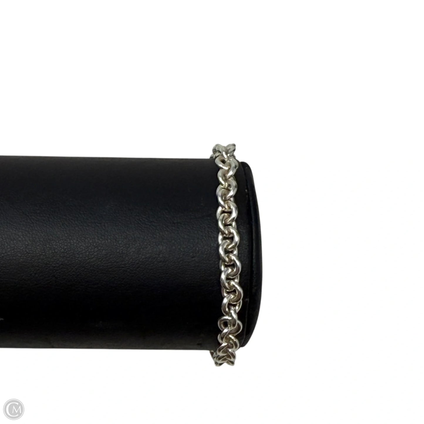Vintage Mexican Sterling Silver Cable Chain Toggle Clasp Bracelet