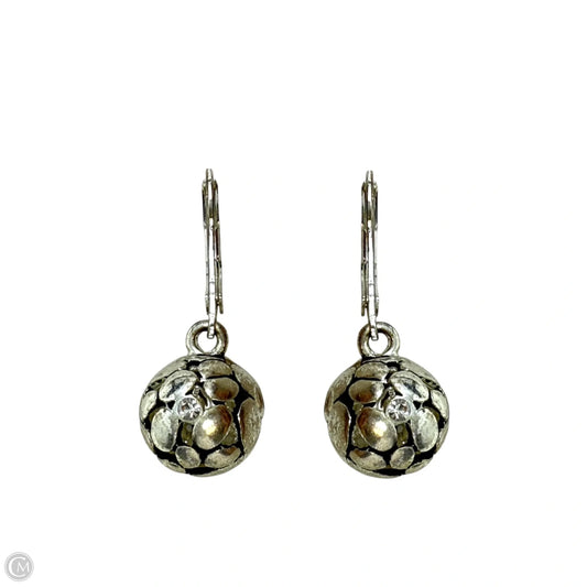 Sterling Silver Bubble Dot Drop Earrings