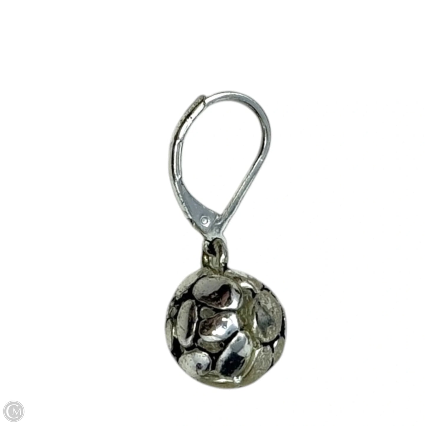 Sterling Silver Bubble Dot Drop Earrings