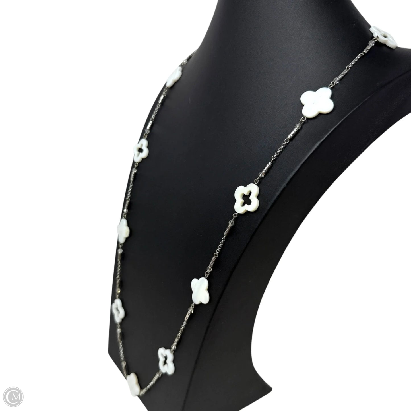 Mother of Pearl Clover Station Necklace By Brighton