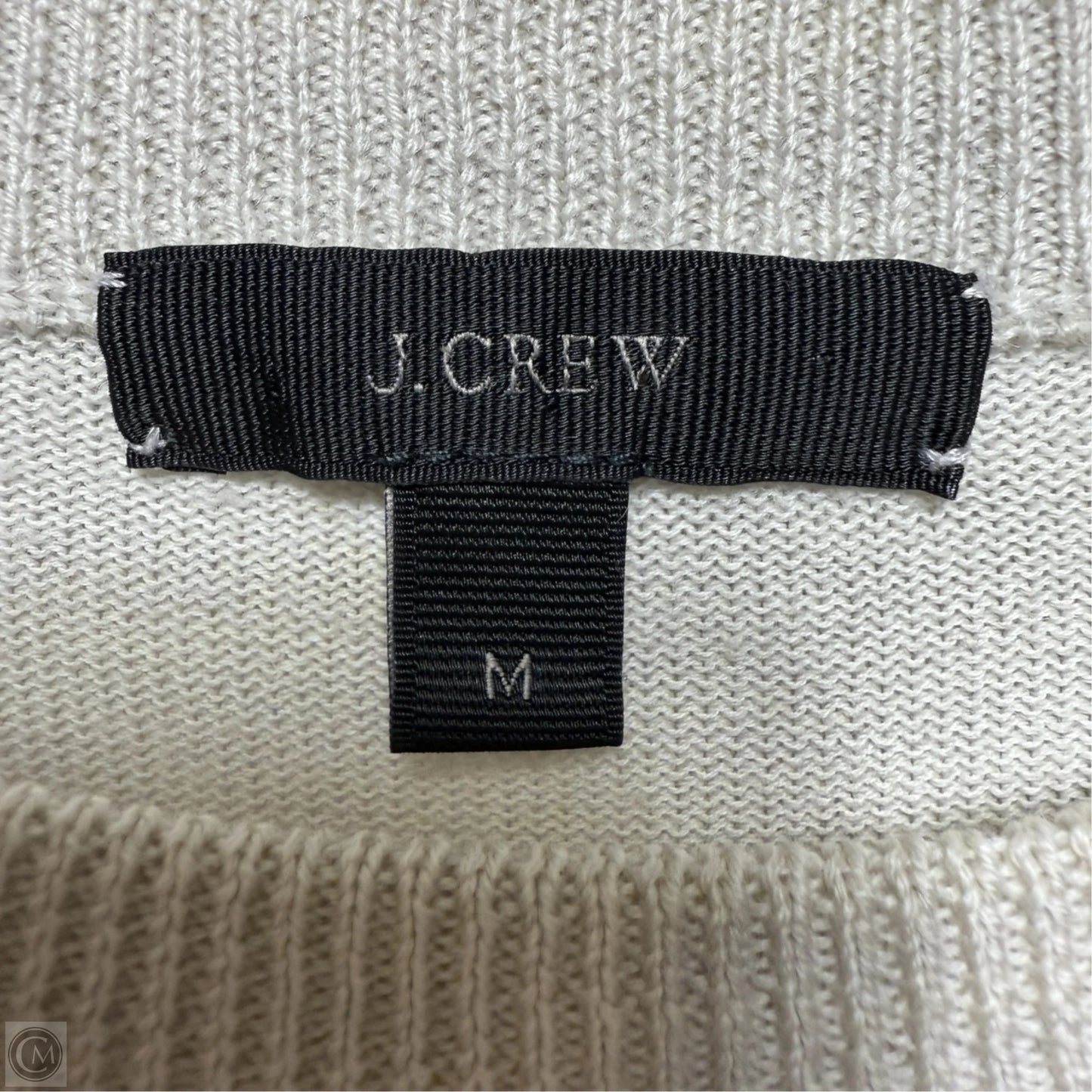 Merino Wool Blend Sweater By J. Crew In Cream, Size: M