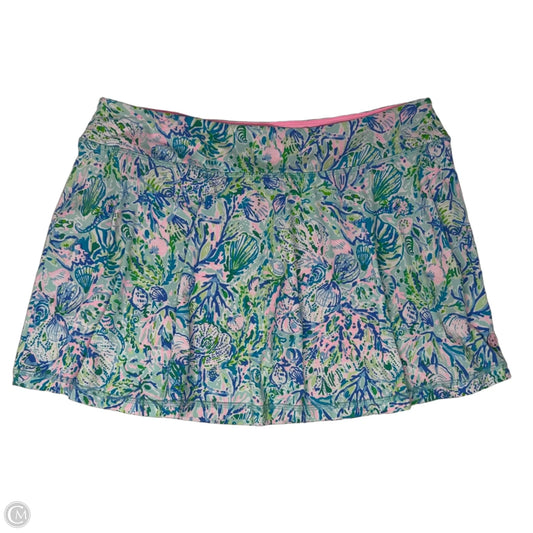 Athletic Skort Designer By Luxletic Lilly Pulitzer In Multi-colored, Size: L