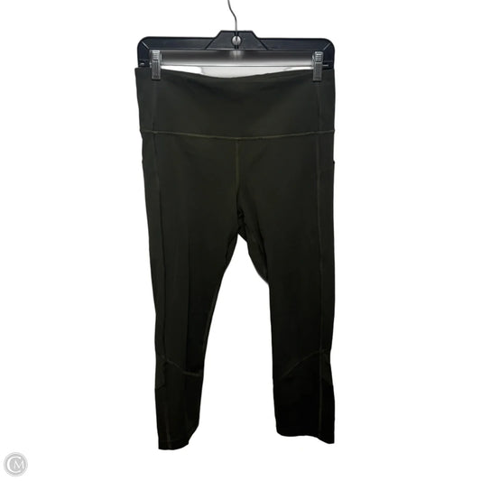 Athletic Leggings By Lululemon In Green, Size: 8