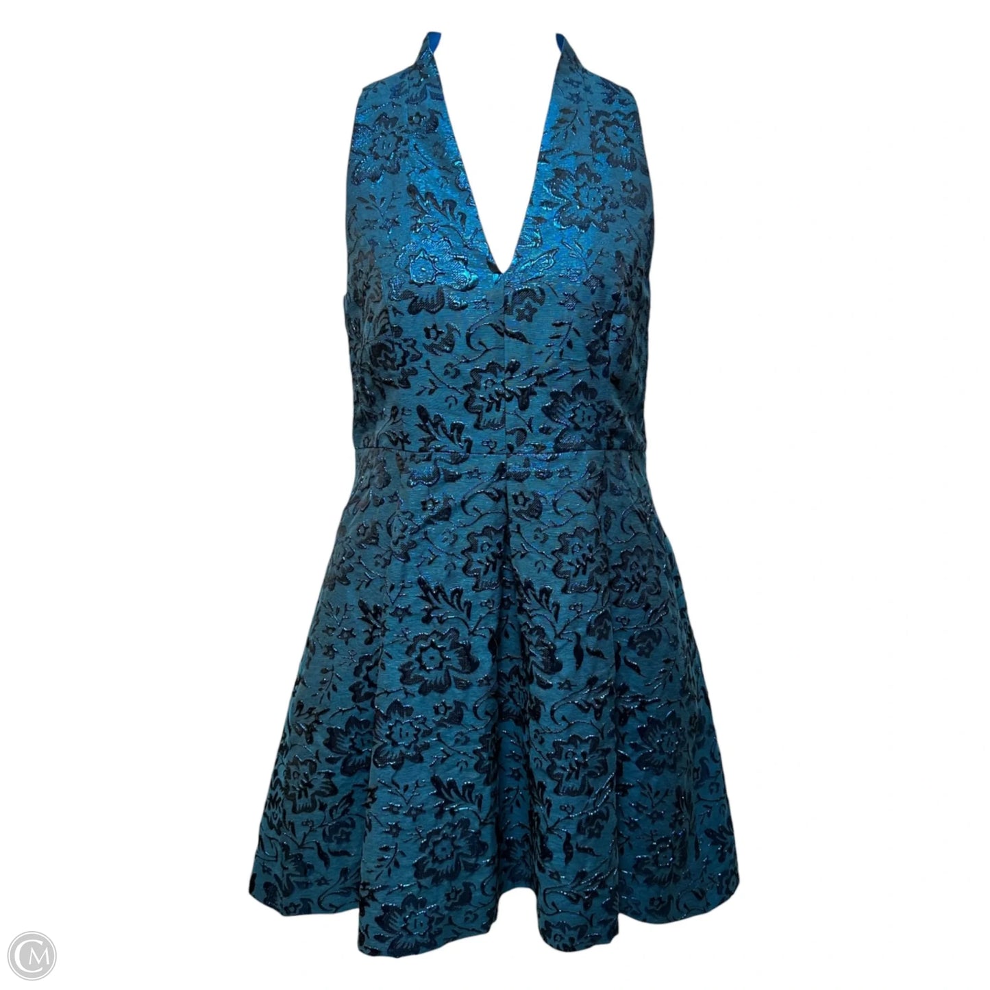 Tanlee Floral Brocade Dress Designer By Lilly Pulitzer In Blue, Size: 12