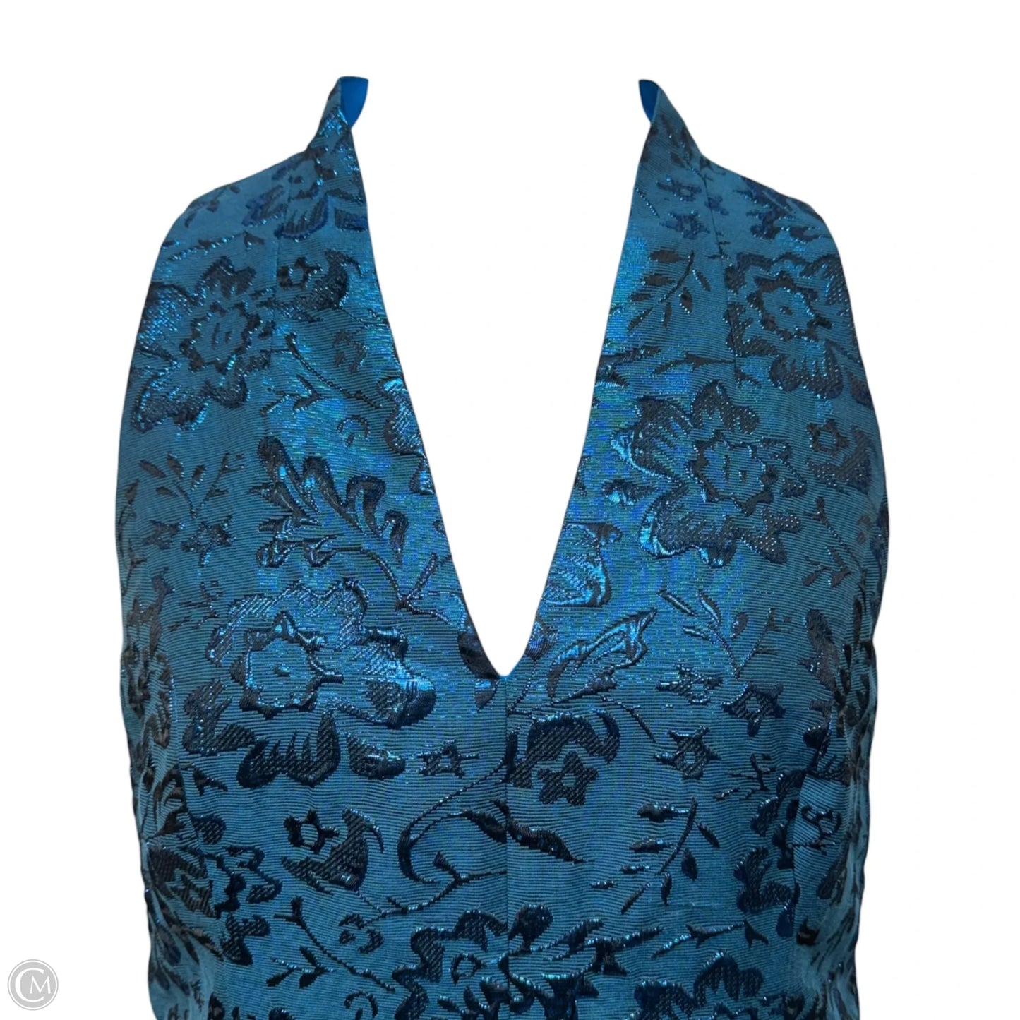 Tanlee Floral Brocade Dress Designer By Lilly Pulitzer In Blue, Size: 12