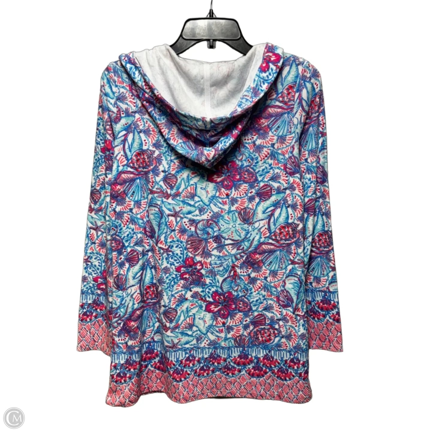 Higgs Hooded Coverup Designer By Lilly Pulitzer In Pinchers Picnic, Size: S