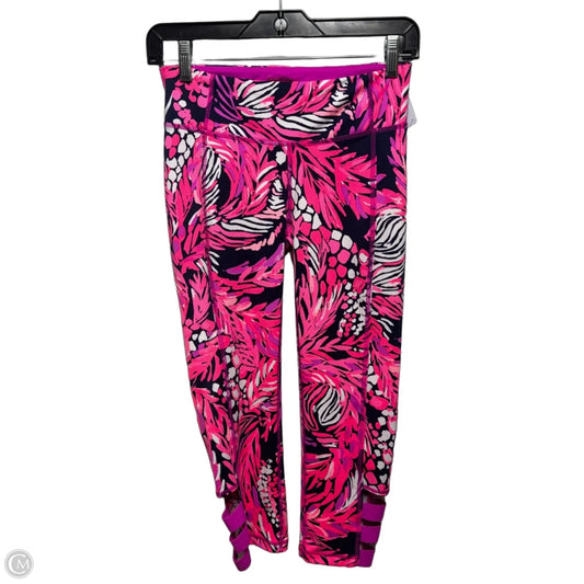 Athletic Leggings Pants Designer By Luxletic Lilly Pulitzer In Multi-colored, Size: S