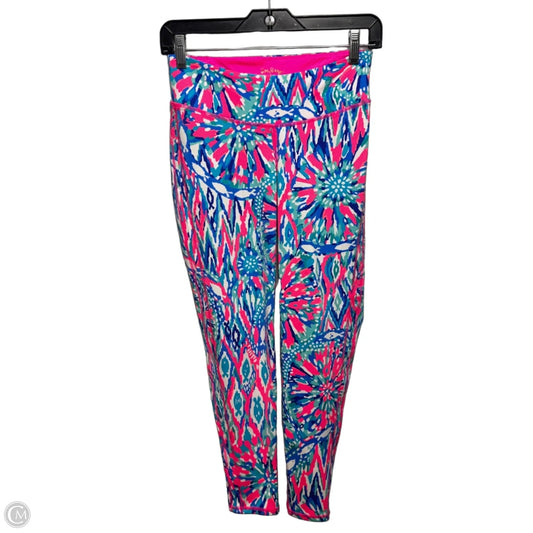 Athletic Leggings Pants Designer By Luxletic Lilly Pulitzer In Multi-colored, Size: S