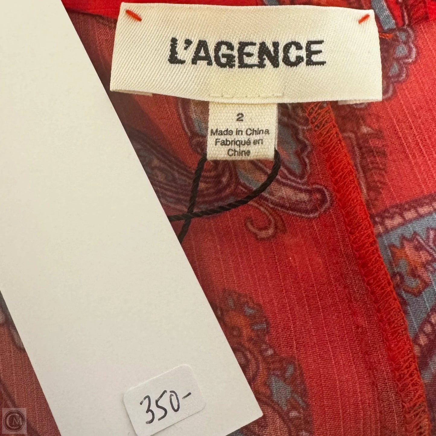 Arabelle Romper By L’Agence In Paisley Print, Size: 2