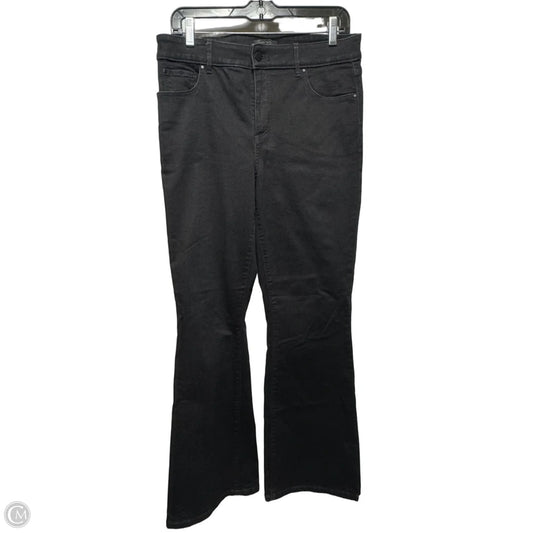 Jeans Flared By Ann Taylor In Black, Size: 8
