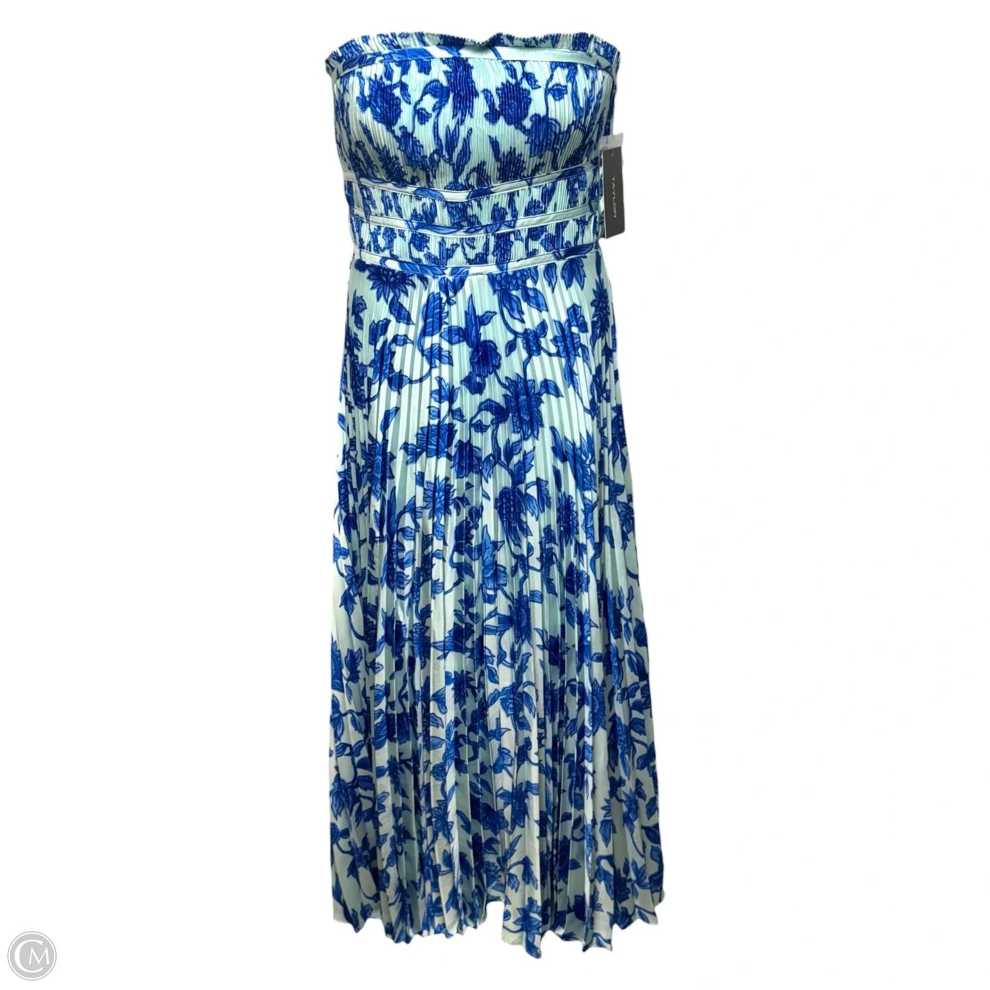 Dress Casual Maxi By Taylor In Blue, Size: 8
