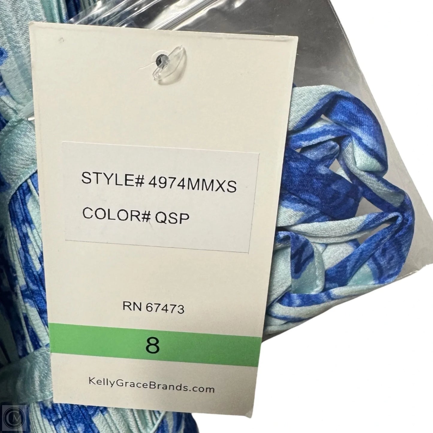 Dress Casual Maxi By Taylor In Blue, Size: 8