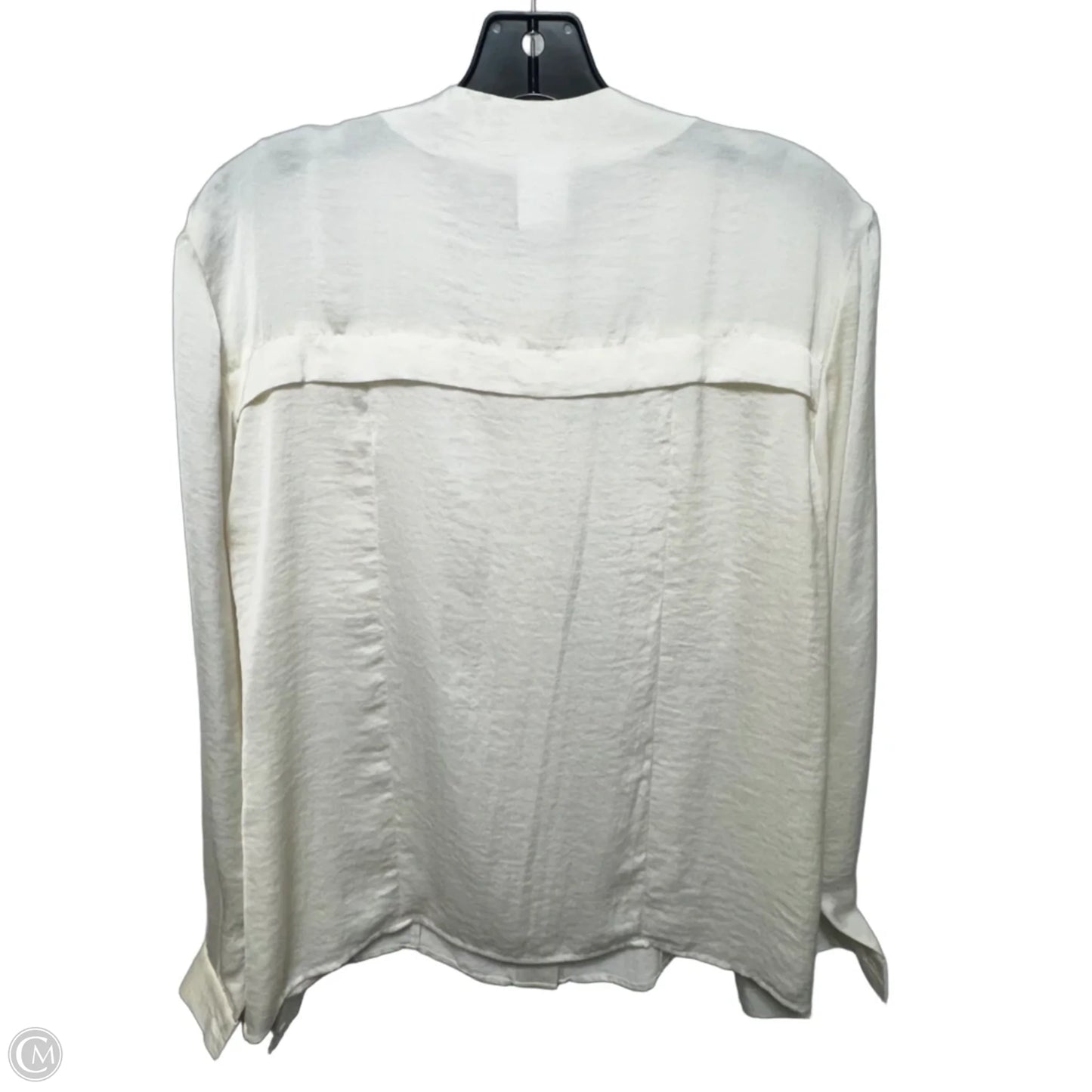 Top Long Sleeve By Vero Moda In Cream, Size: M