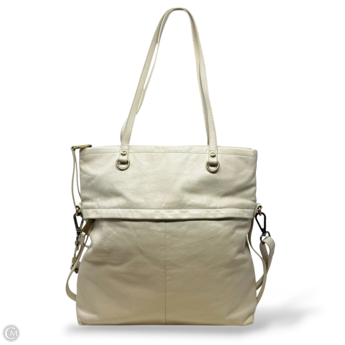 Temper Satchel Handbag Leather By Hobo Intl, Size: Large