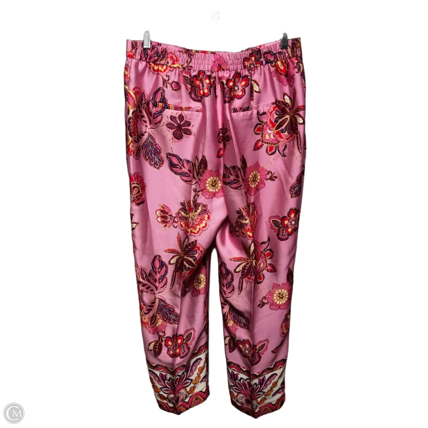 Floral Pants By Zara In Floral Print, Size: M