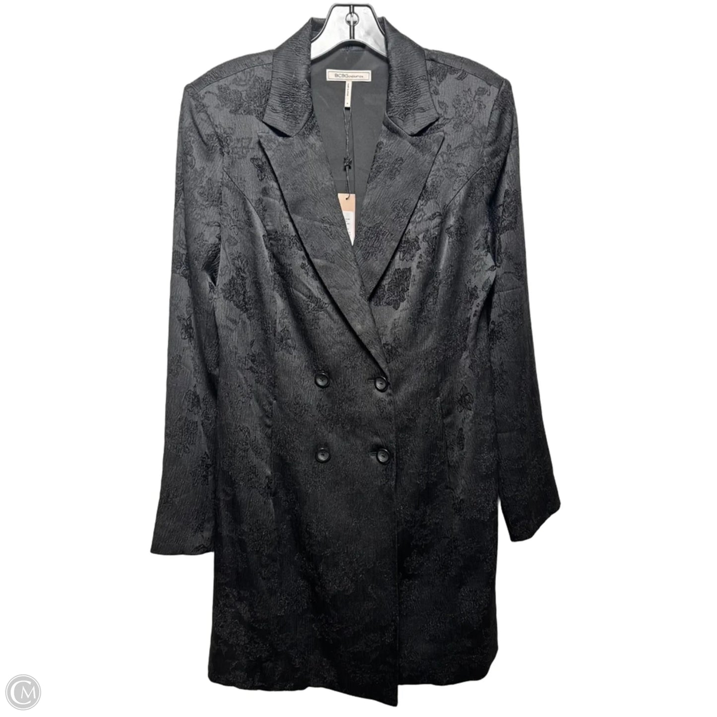 Jacquard Blazer Dress By Bcbgeneration In Black, Size: M