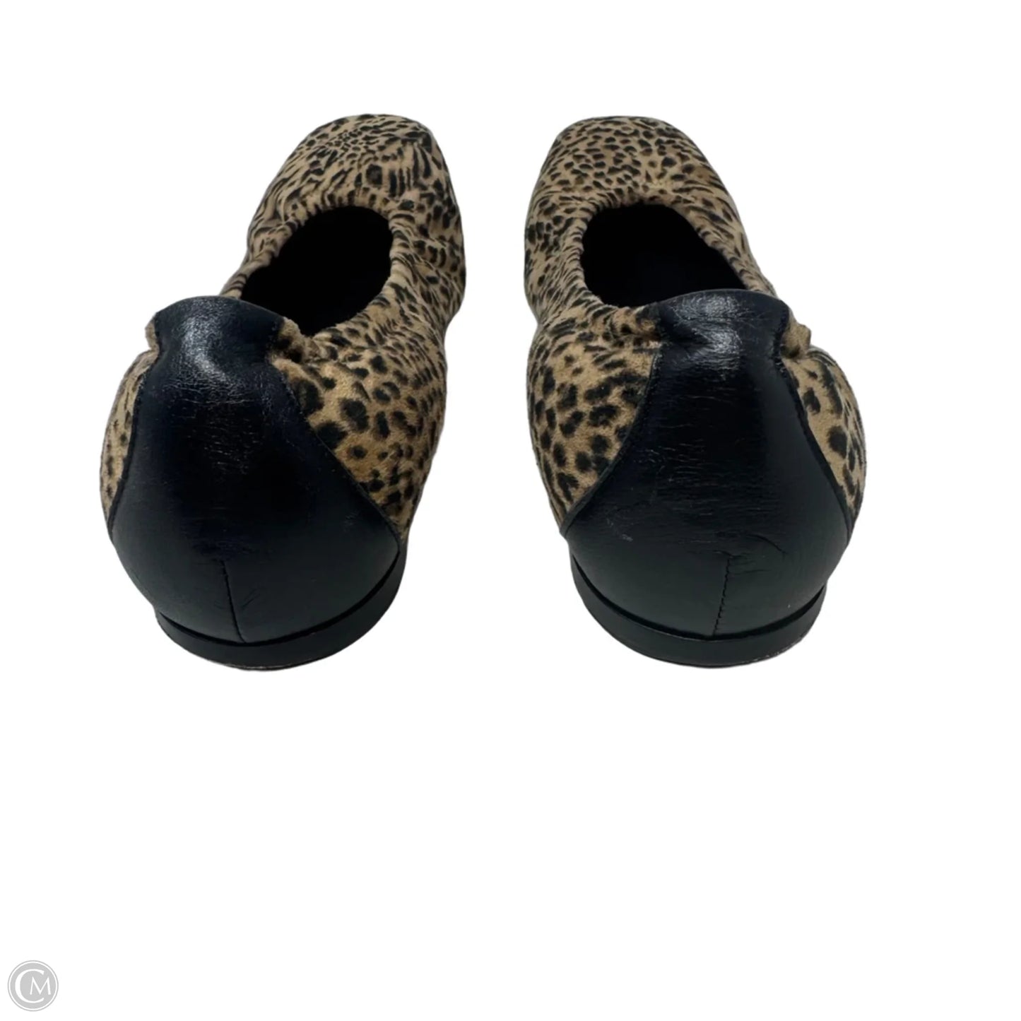 Arlie Ballet Flats Suede By Donald Pliner In Animal Print, Size: 9
