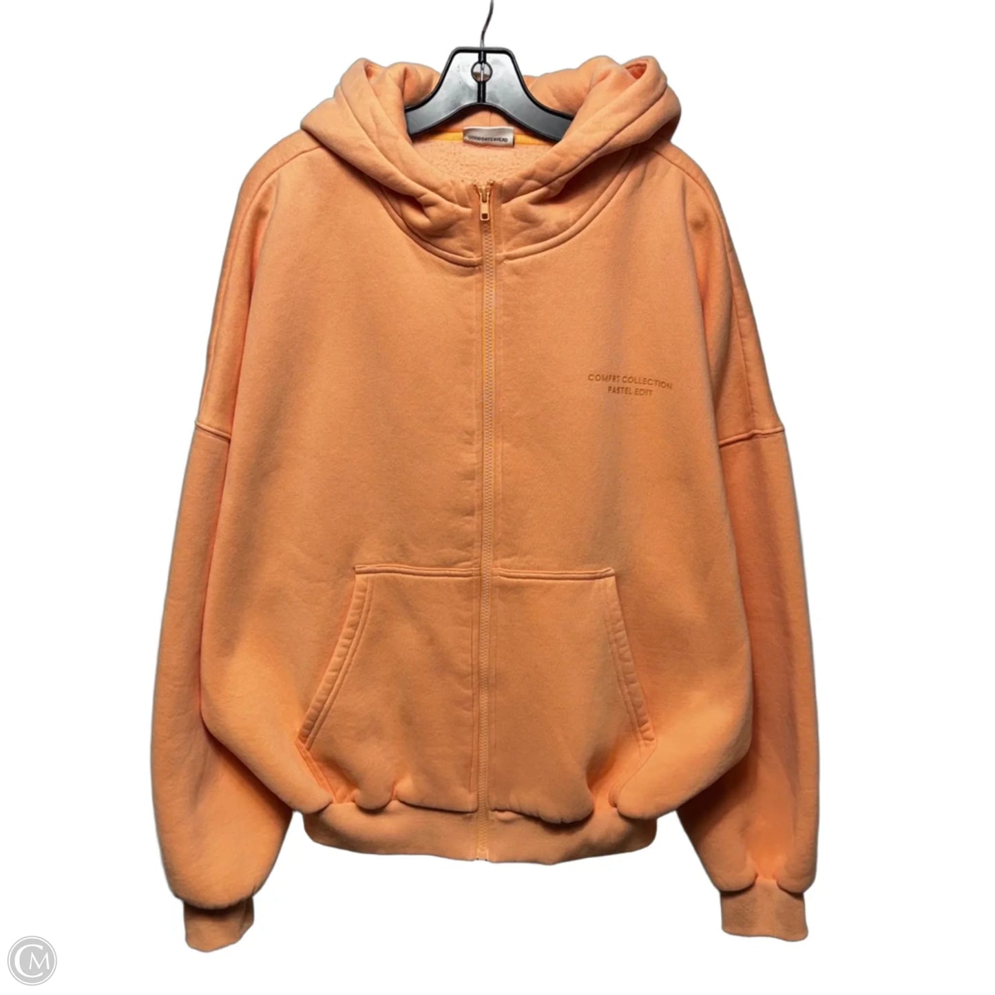 Hoodie & Sweatpant Set By Comfrt In Orange, Size: S/M