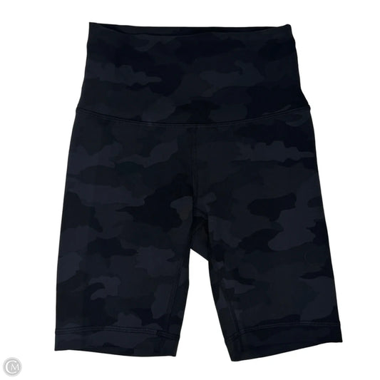 Athletic Shorts By Lululemon In Camouflage Print, Size: 4