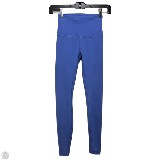Athletic Leggings By Lululemon In Blue, Size: 2