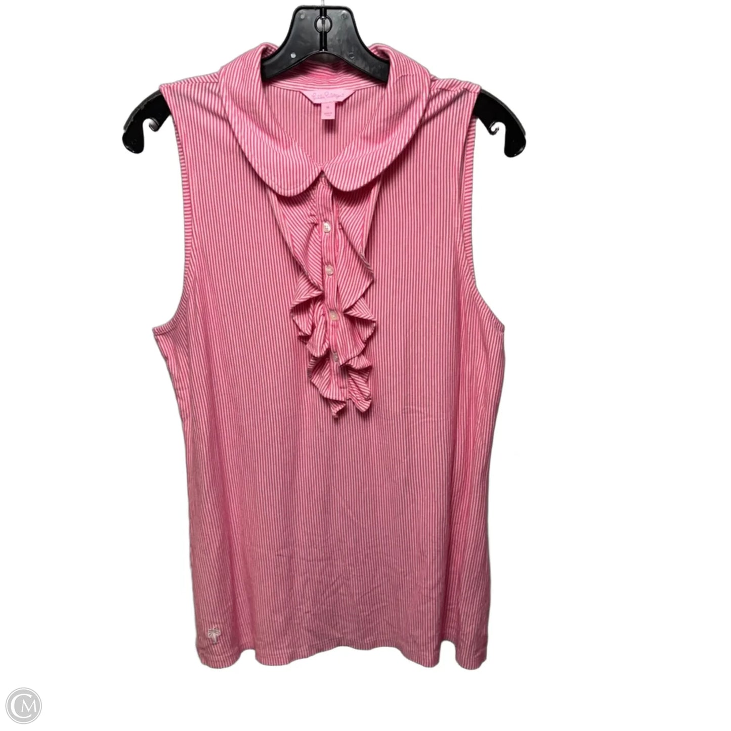 Top Sleeveless Designer By Lilly Pulitzer In Striped Pattern, Size: Xl