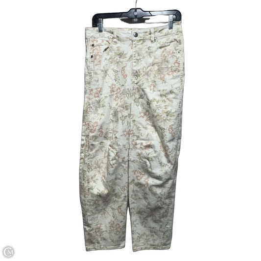 Jeans Wide Leg By And Now This In Floral Print, Size: 8