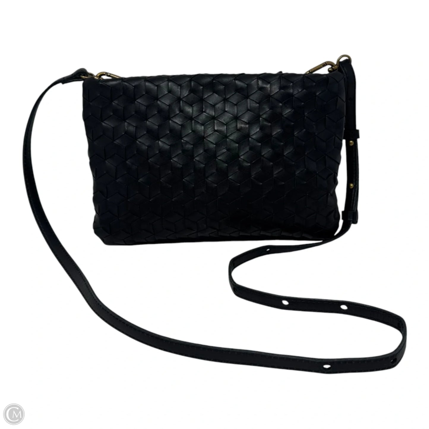 Woven Leather Crossbody By Madewell, Size: Small
