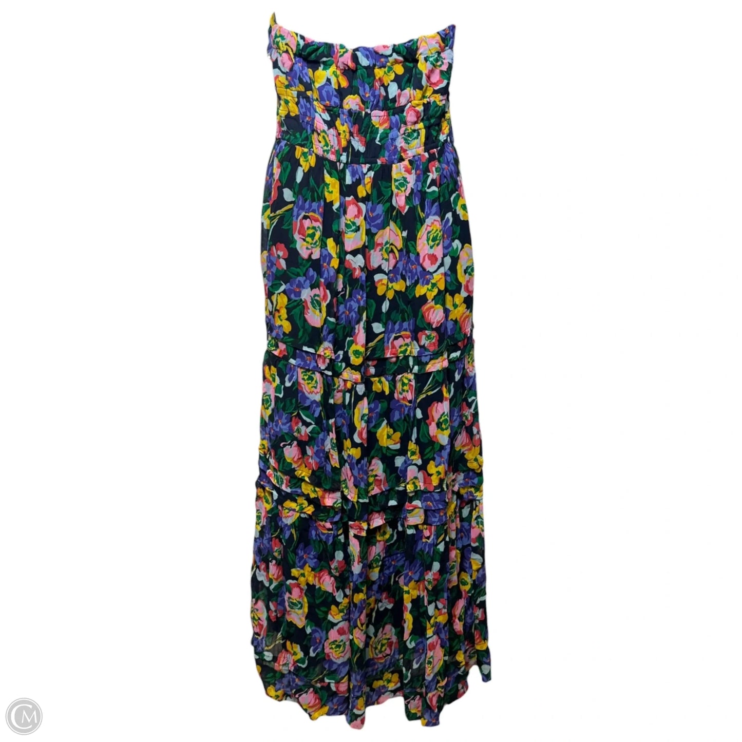 The Somerset Strapless Maxi Dress By Anthropologie In Floral Print, Size: S