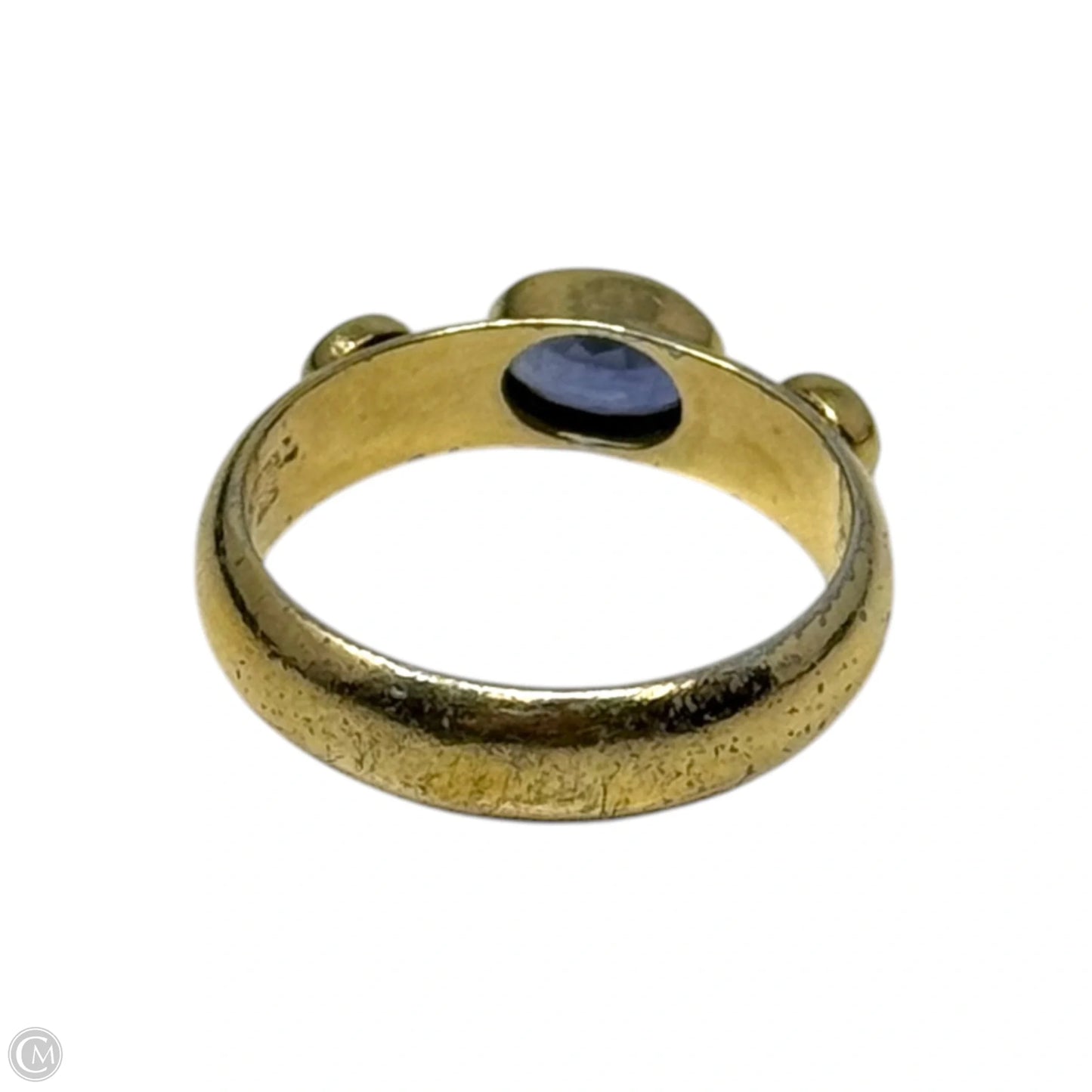 AS IS Nepalese Gold Over Sterling Ring 7.5