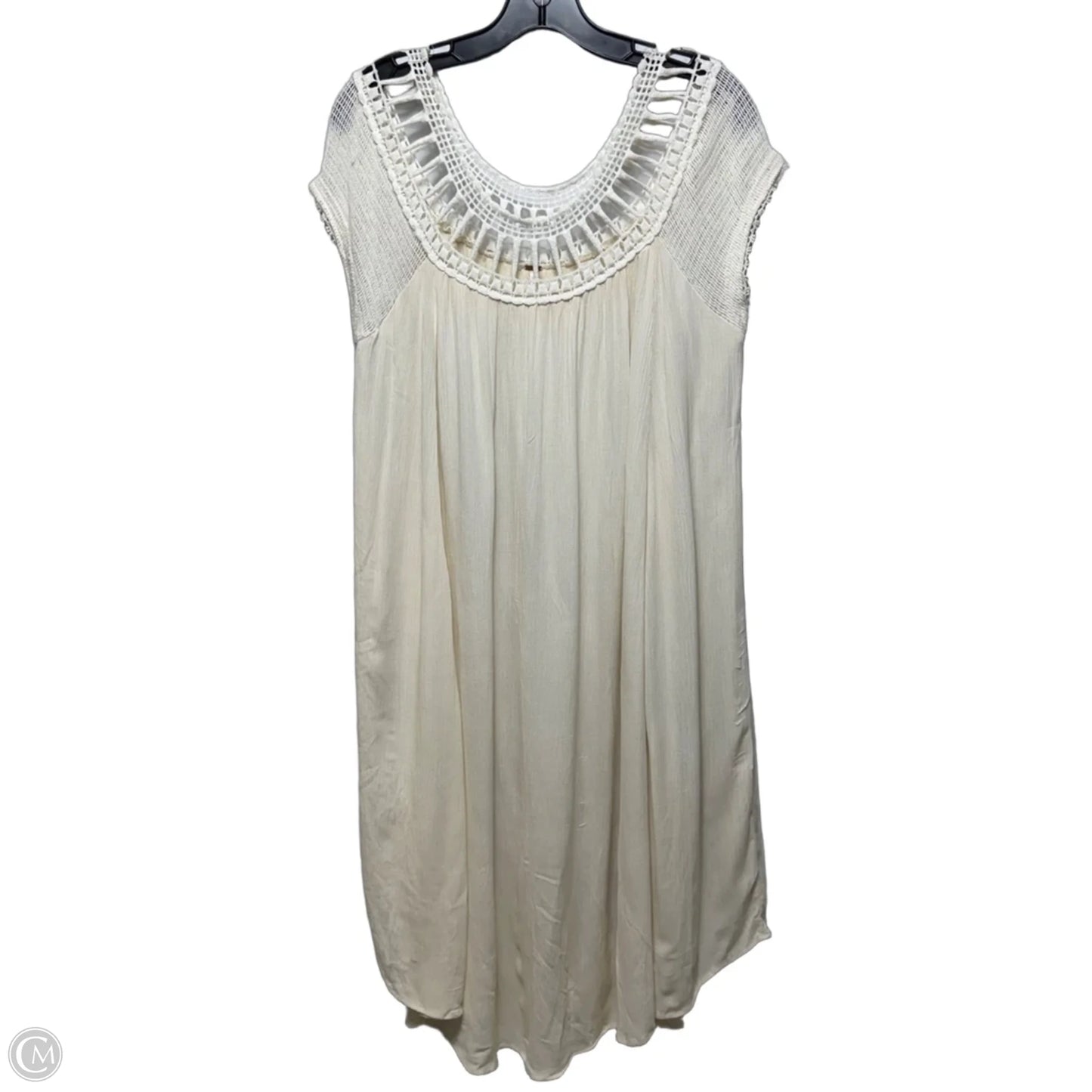 Sundancer Crochet Dress By Free People In Cream, Size: L