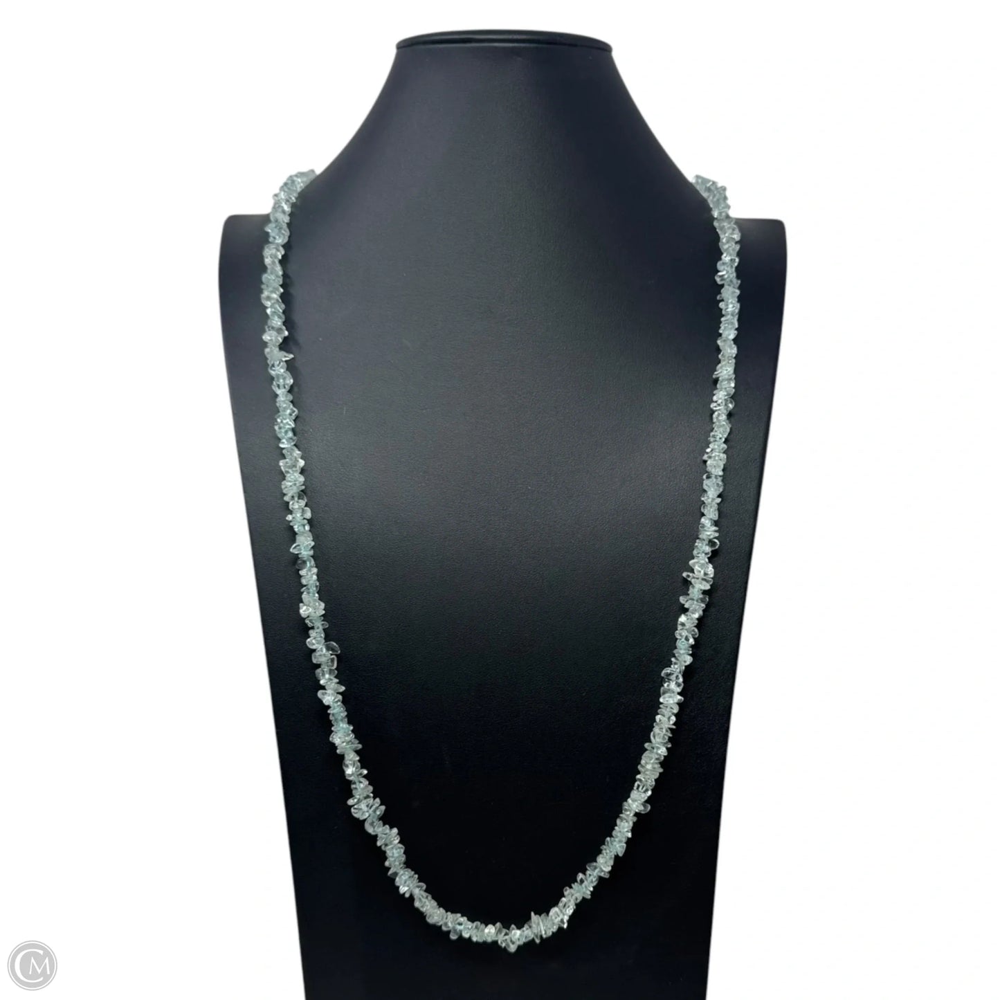 Long Stone Chip Necklace