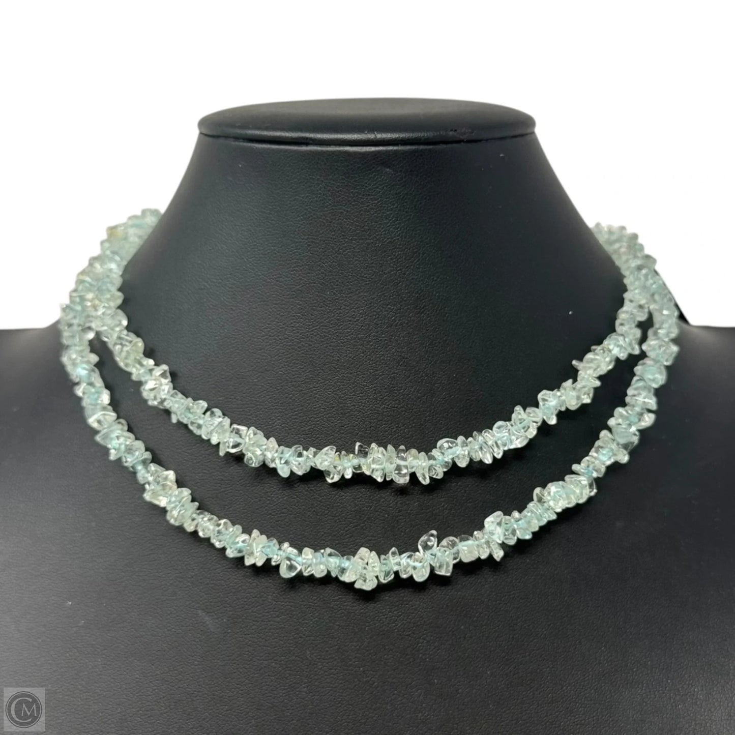 Long Stone Chip Necklace