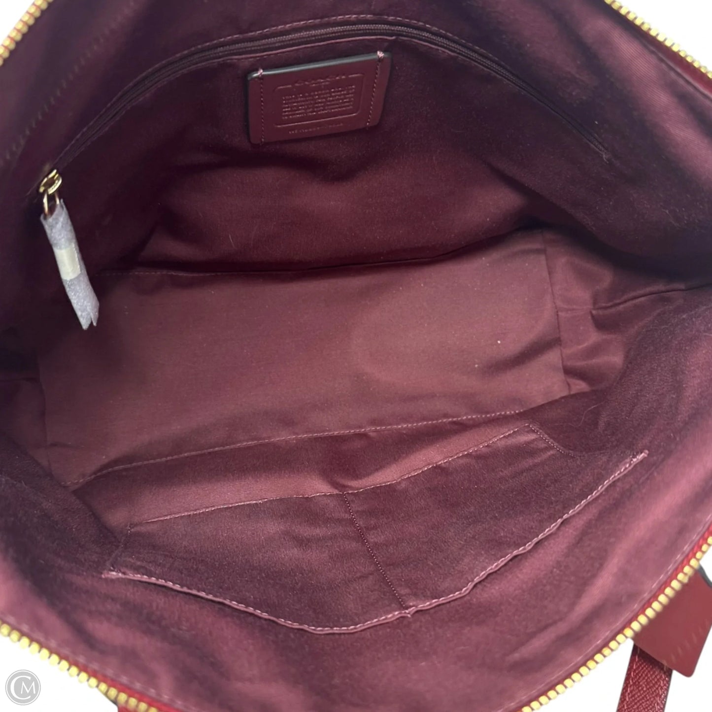 Gallery Tote Designer By Coach, Size: Large