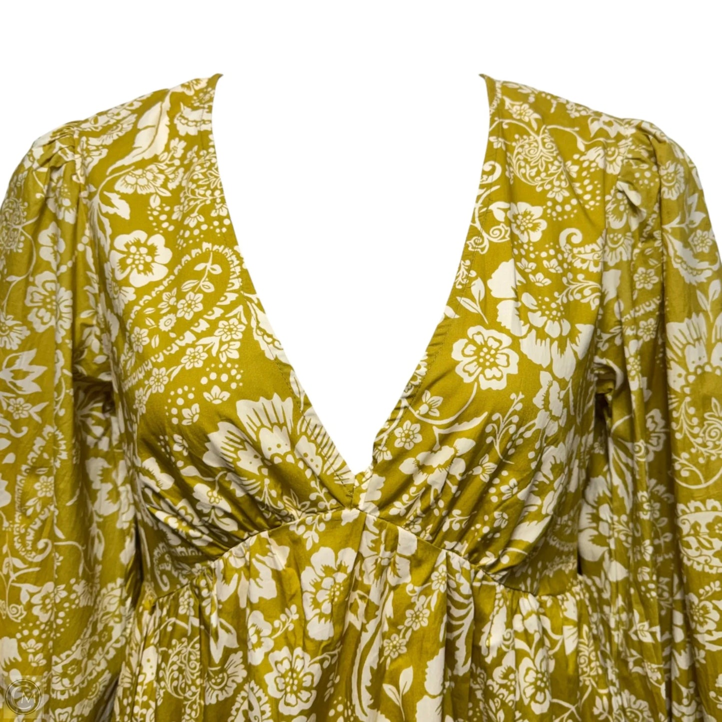 Dress Casual Short By Maeve In Chartreuse, Size: M