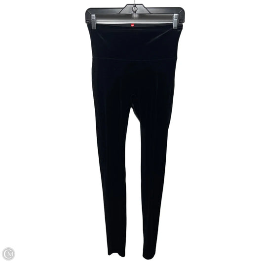 Velvet Pants Leggings By Spanx In Black, Size: M