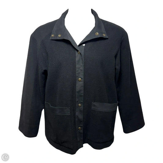 Vintage Coat Wool By Mackintosh In Black, Size: 8