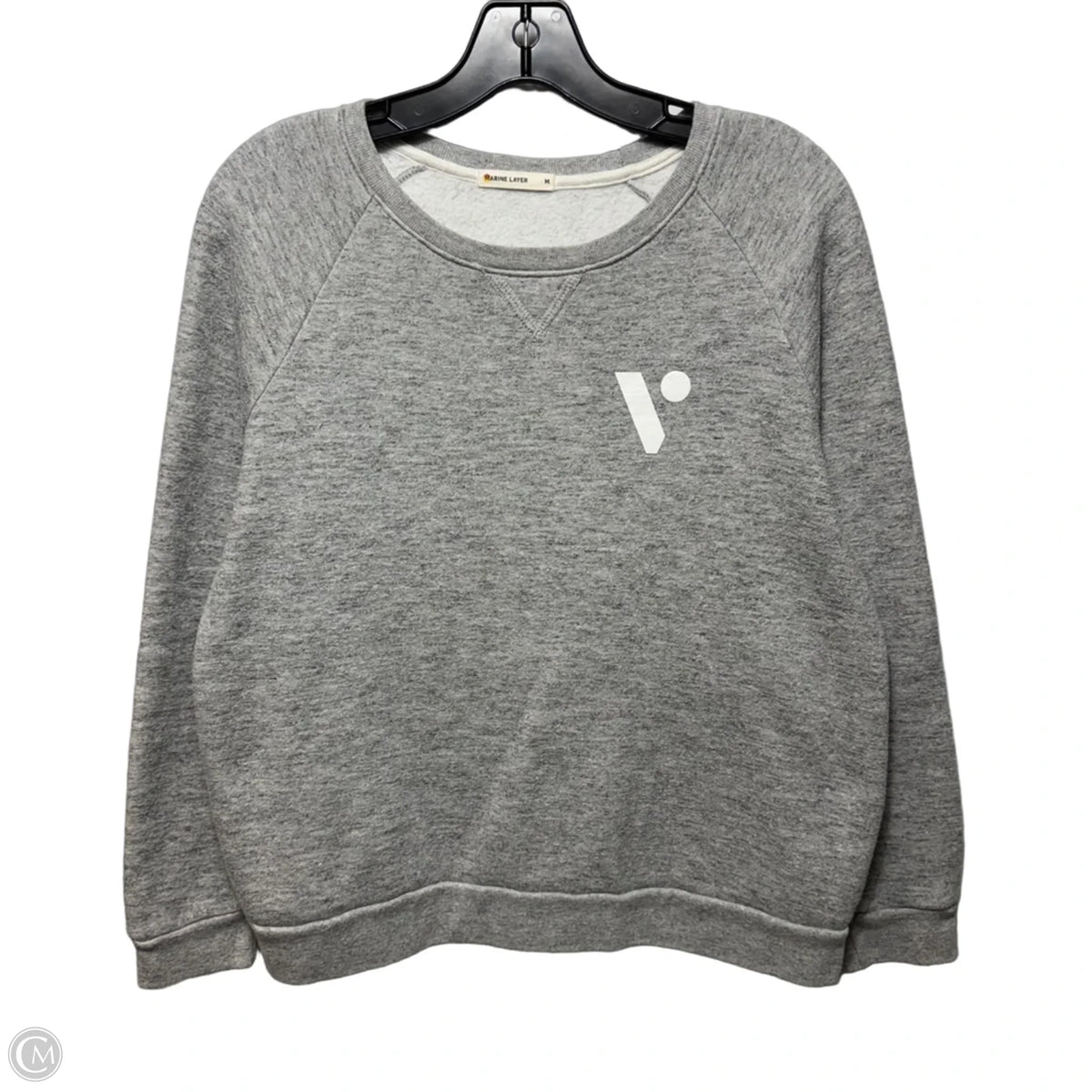 Sweatshirt By Marine Layer In Grey, Size: M