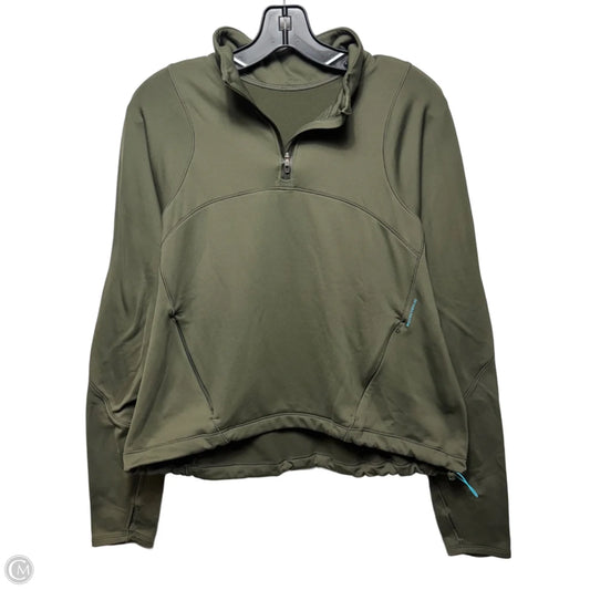 Athletic Jacket By Lululemon In Green, Size: 12