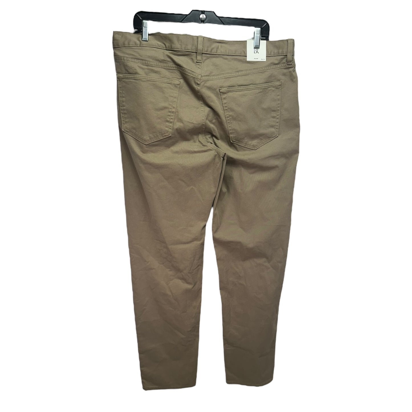 Men’s Tapered Fit Traveler Pants Chinos & Khakis By Banana Republic In Beige, Size: 36 x 34