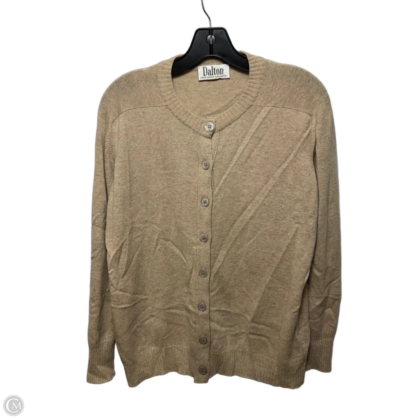Sweater Cardigan Cashmere By Dalton In Tan, Size: M ESTIMATED