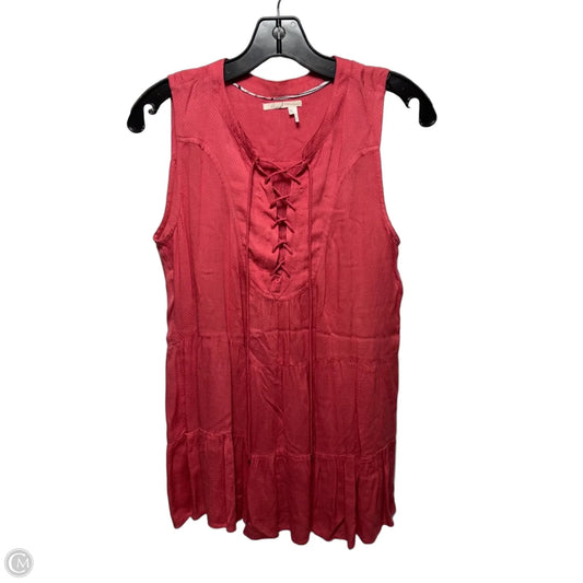 Top Sleeveless By Floreat In Coral, Size: 4