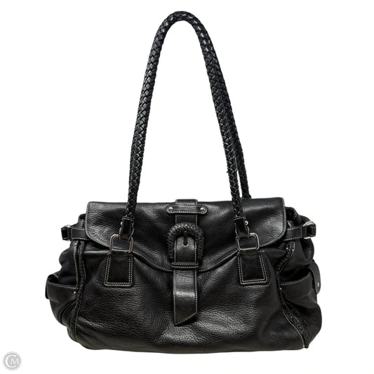 Handbag Leather By Donald Pliner, Size: Large