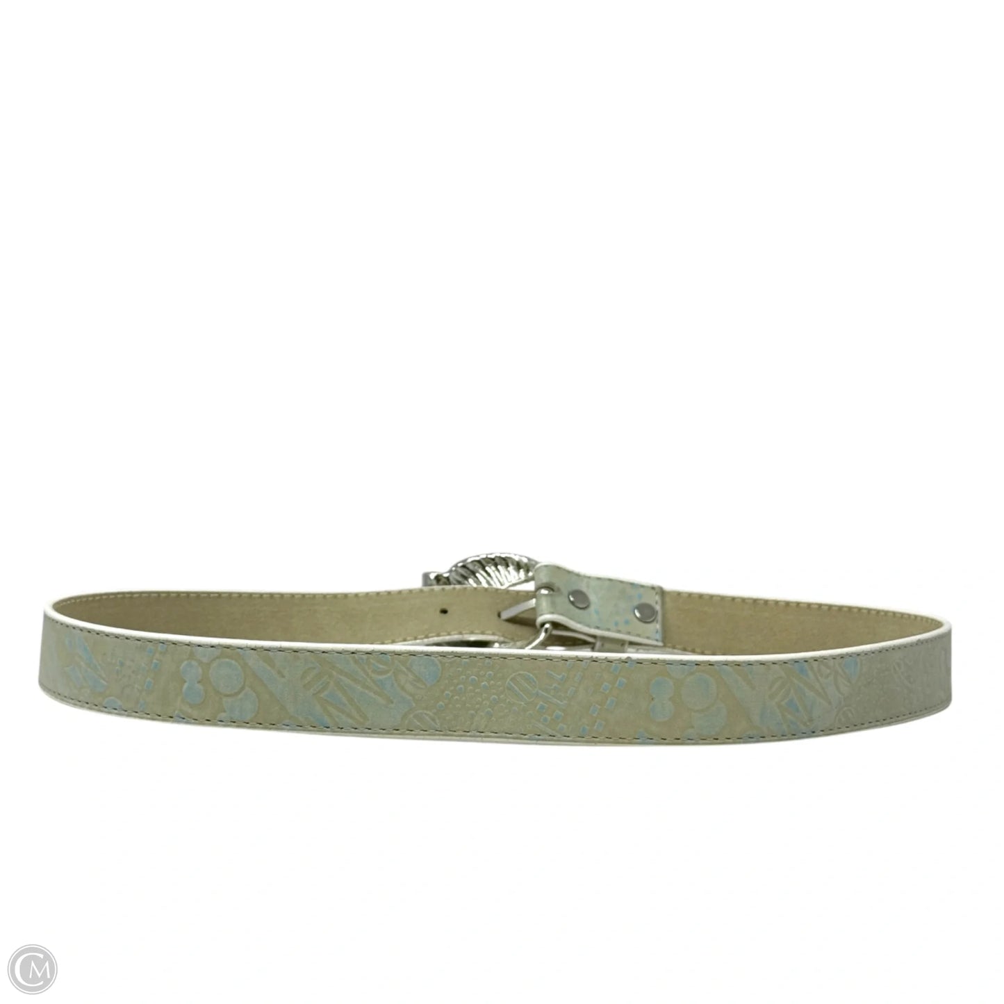 Vintage Sensation Textured Leather Belt By William Adler, Size: Large