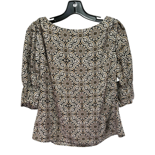 Top 3/4 Sleeve By Ann Taylor In Floral Print, Size: XS