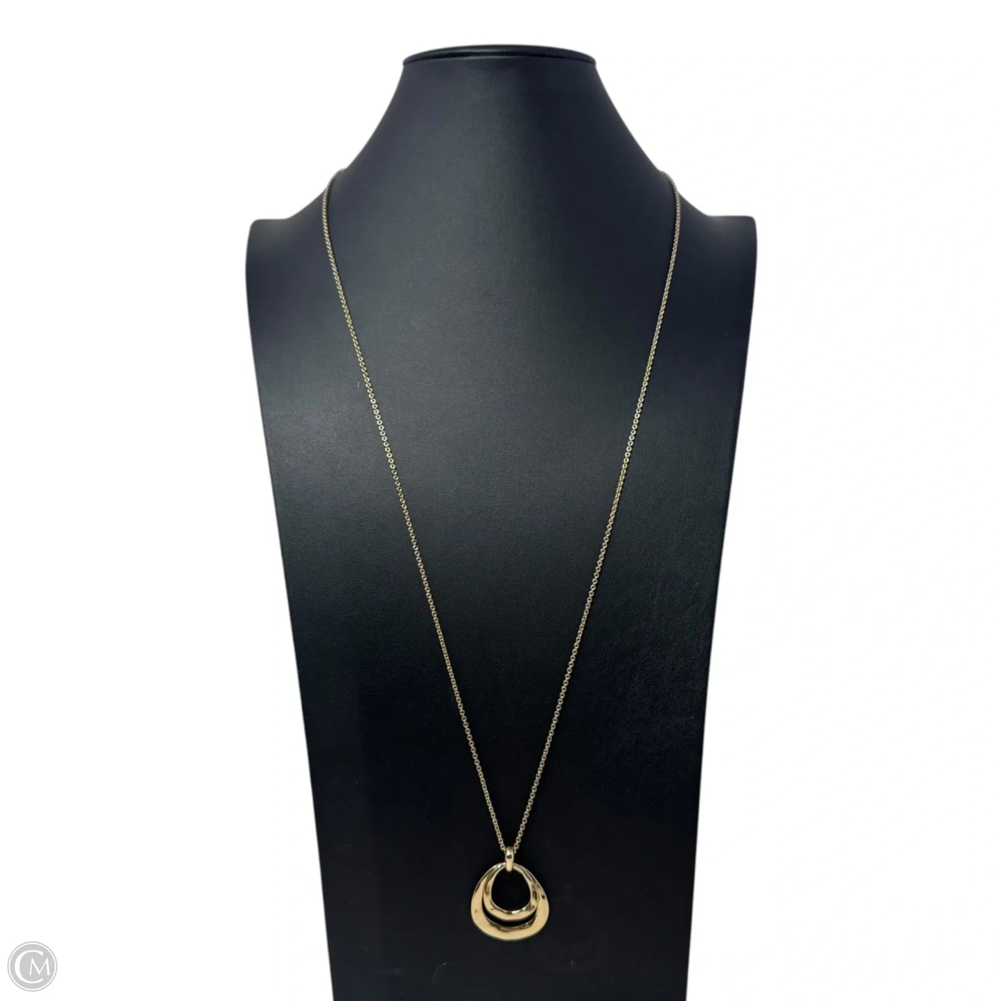 Gold Tone Long Pendant Necklace By Loft