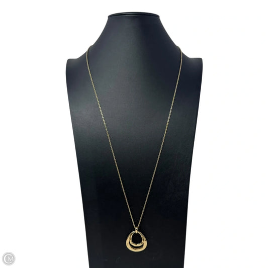 Gold Tone Long Pendant Necklace By Loft