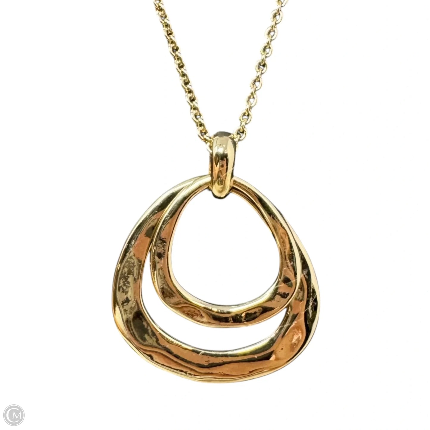 Gold Tone Long Pendant Necklace By Loft