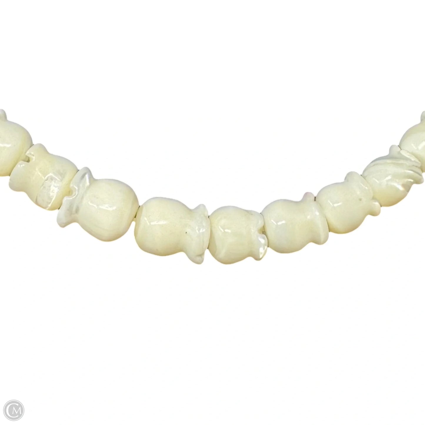 Cream Tone Beaded Necklace
