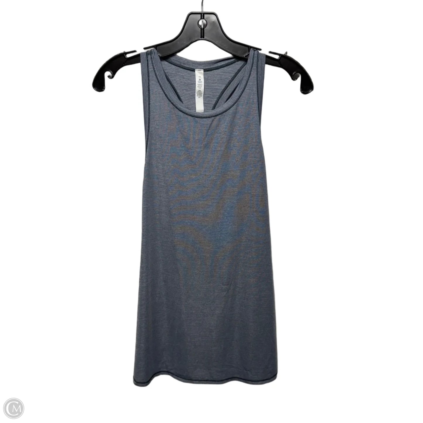 Athletic Tank Top By Lululemon In Grey/Blue, Size: 10