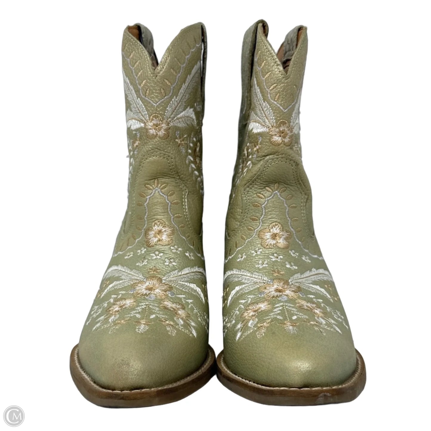 Primrose Cowgirl Boots By Dingo In Green, Size: 9.5